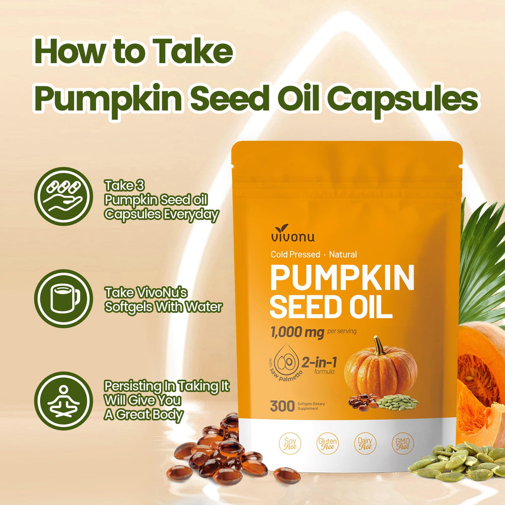 VivoNu 3-softgel serving helps simple daily supplementation.