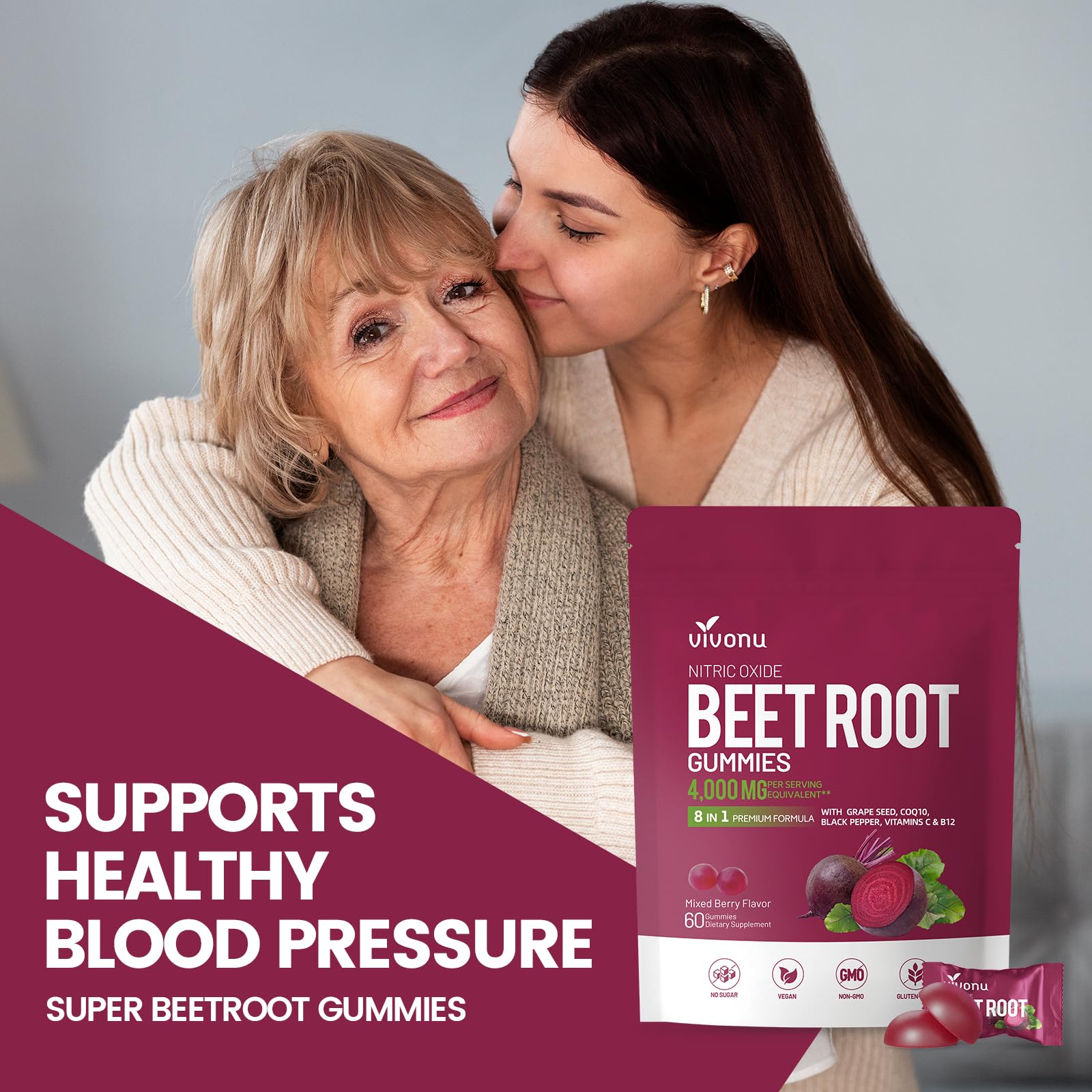 VivoNu Beet Root Gummies daily-dose handy for routines.