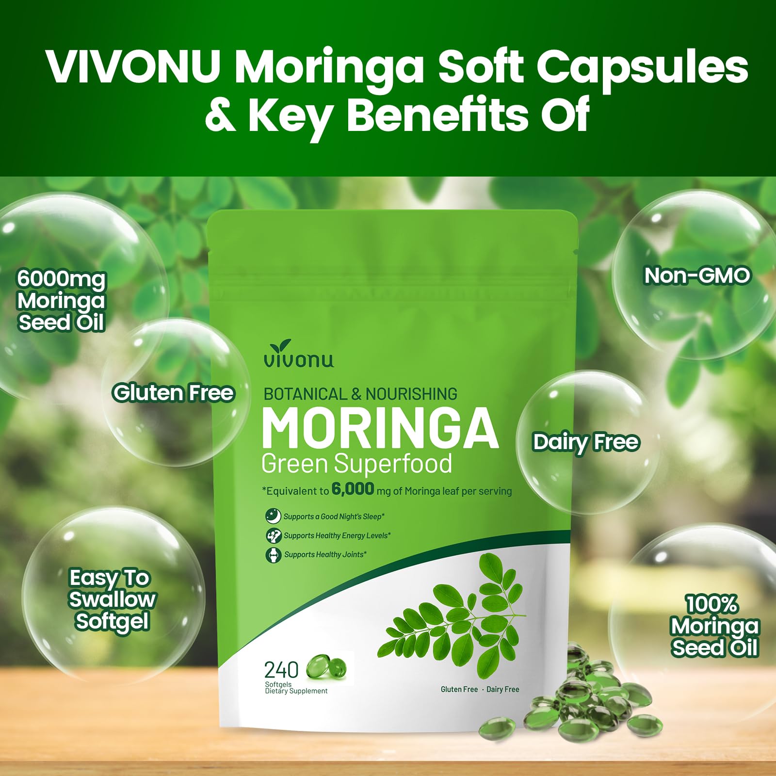 VivoNu Softgels in daily routine for steady energy