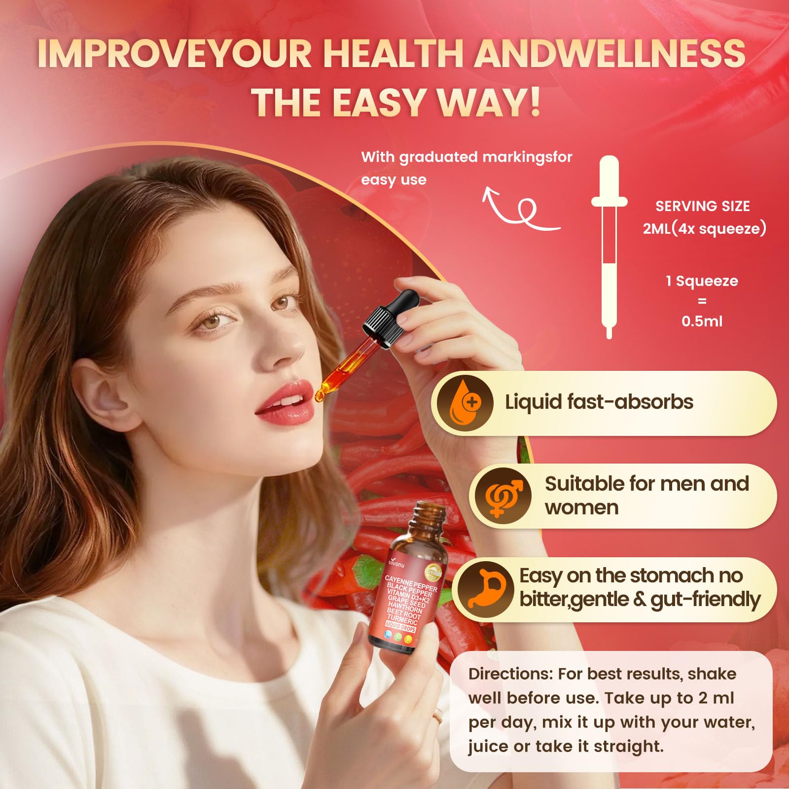 Grape seed oil base supports liposomal delivery in VivoNu drops.