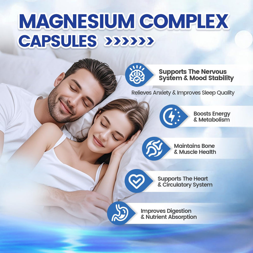 VivoNu magnesium capsules close-up highlighting vegan blend for energy support