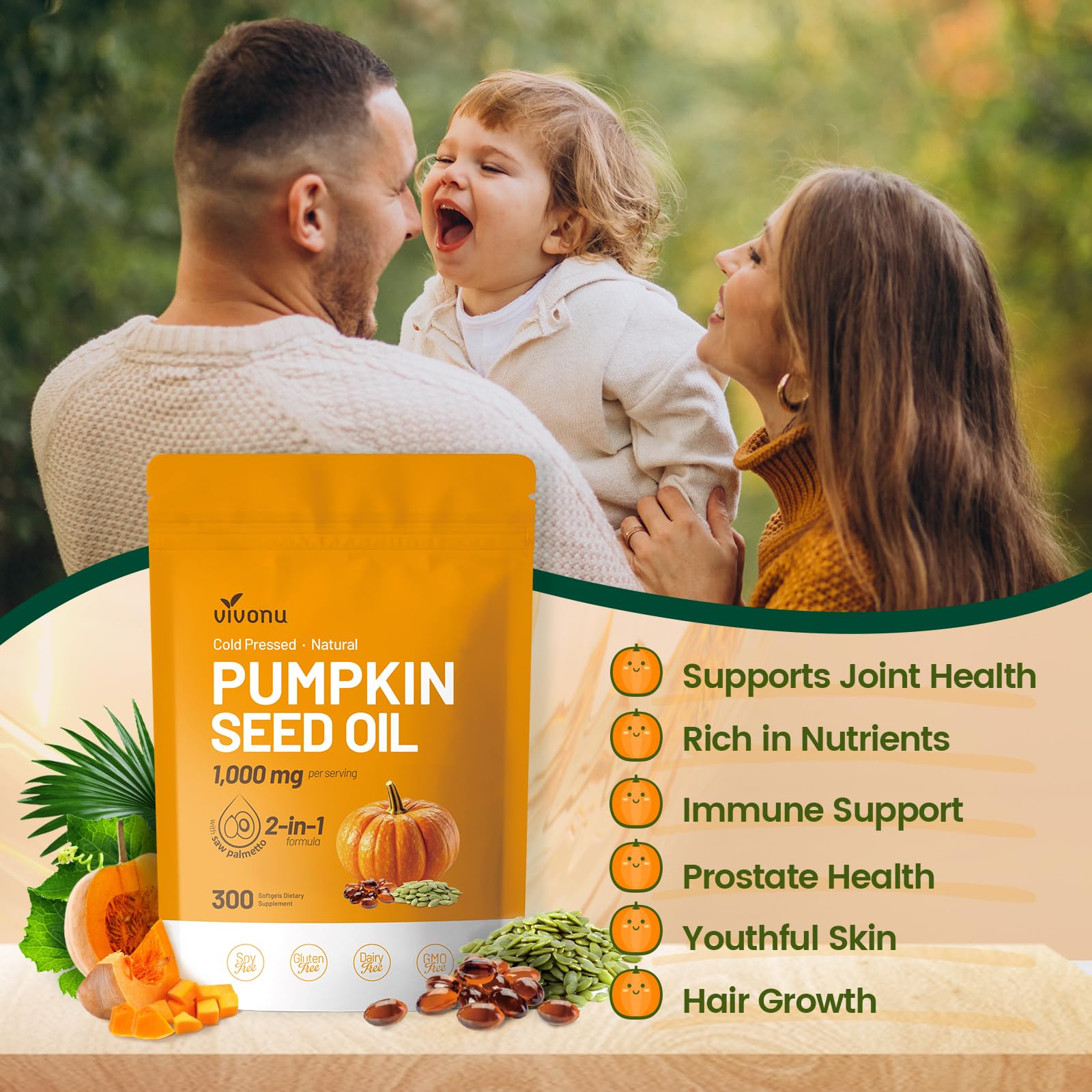 VivoNu non-GMO packaging label signaling purity and allergen awareness