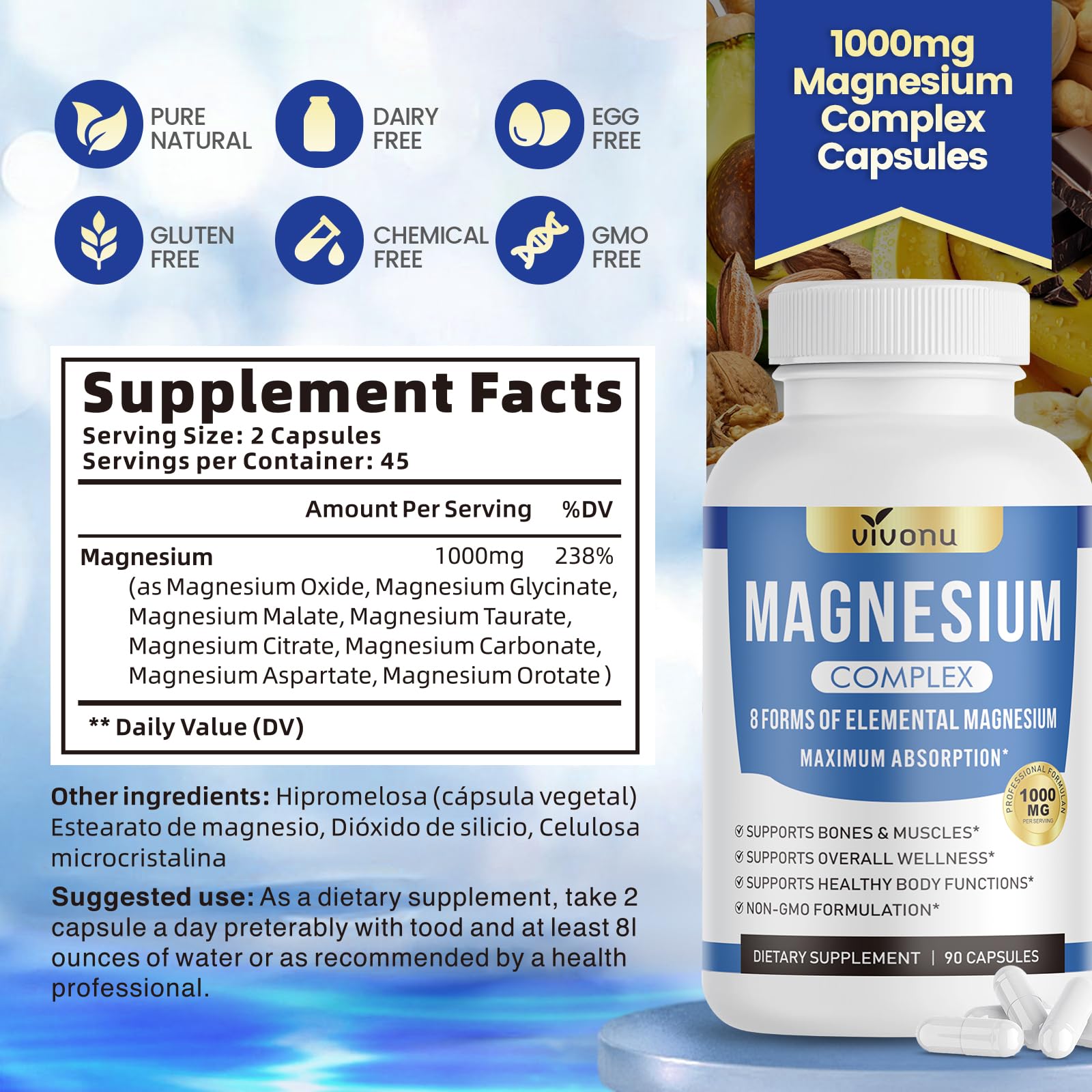 VivoNu Non-GMO label underscores pure, trustworthy ingredients