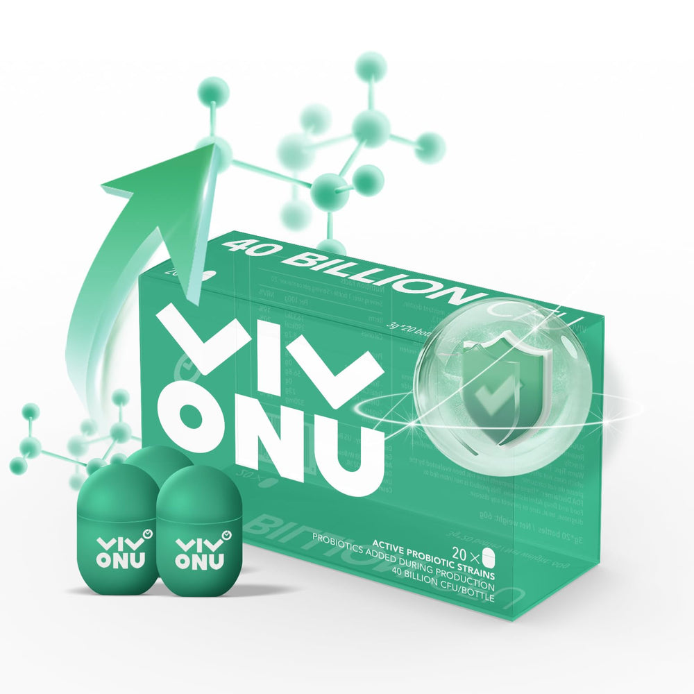 VivoNu Little Green Bottle highlighted for on-the-go daily use