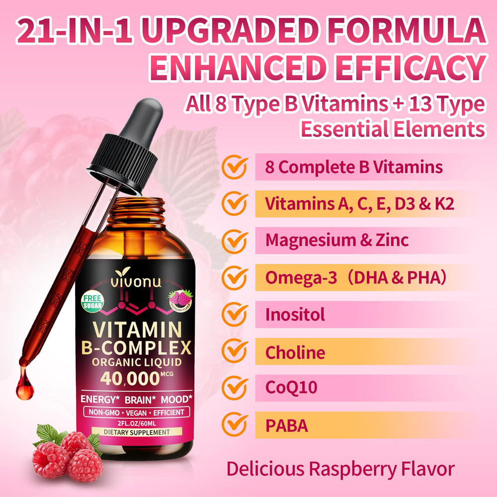 Raspberry-flavored VivoNu drops offer a pleasant daily ritual.
