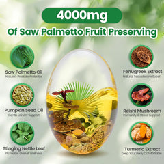 Three VivoNu softgels serving image demonstrates convenient daily dose with pumpkin seed oil.