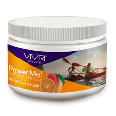 VIVRI Power Me! orange mango bottle with a refreshing energy boost