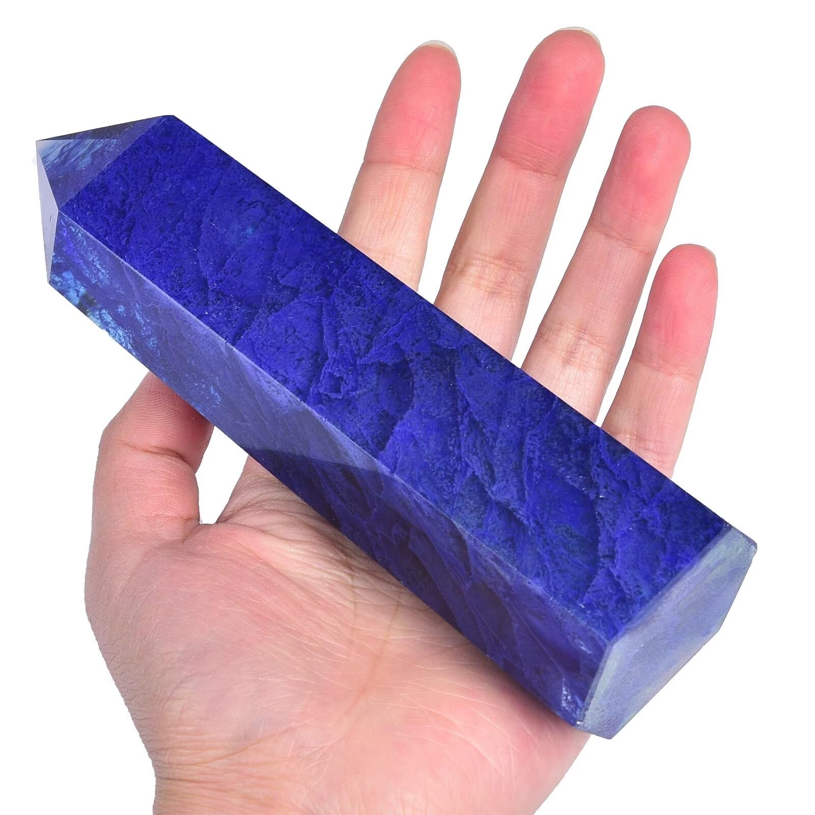VIZYTOU artificial crystal wand with 6 facets for meditation