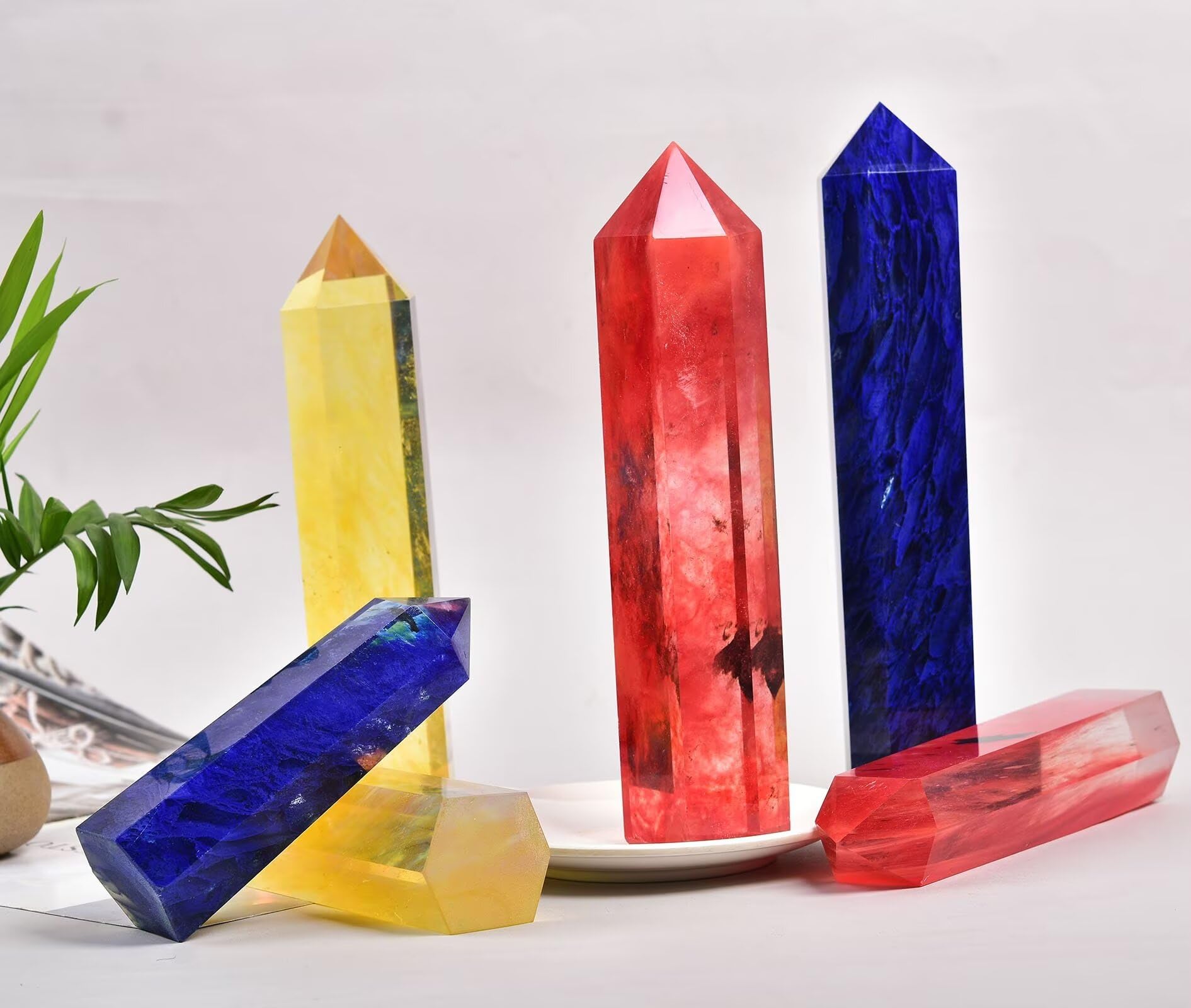 VIZYTOU crafted crystal from recycled scraps for ambience