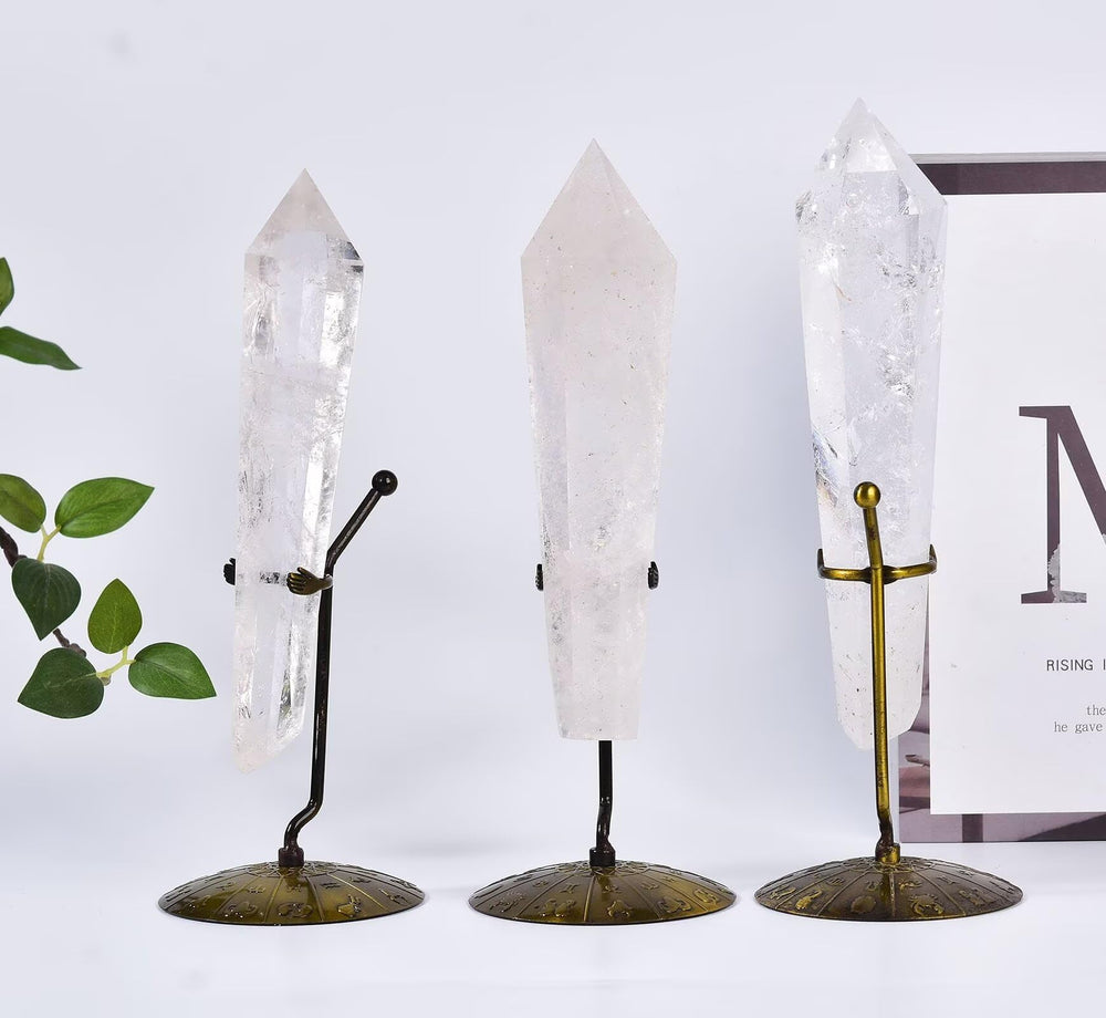 VIZYTOU ready-to-display wand pairs with a stand for elegant shelves