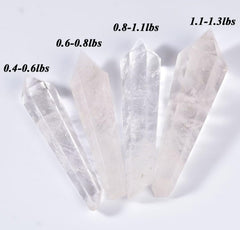 VIZYTOU elongated crystal wand ideal for targeted energy work