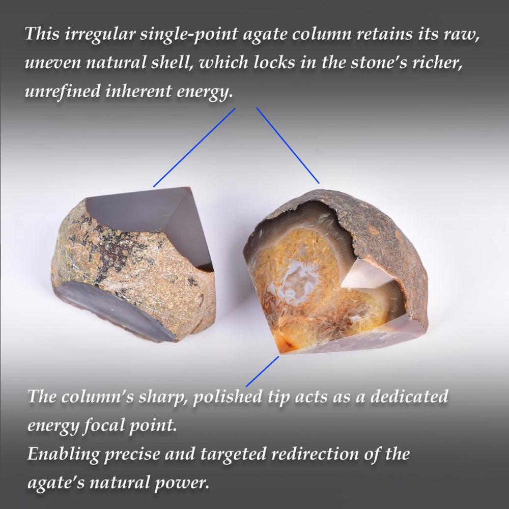 VIZYTOU agate wand stabilizer gift-ready packaging evokes thoughtful balance