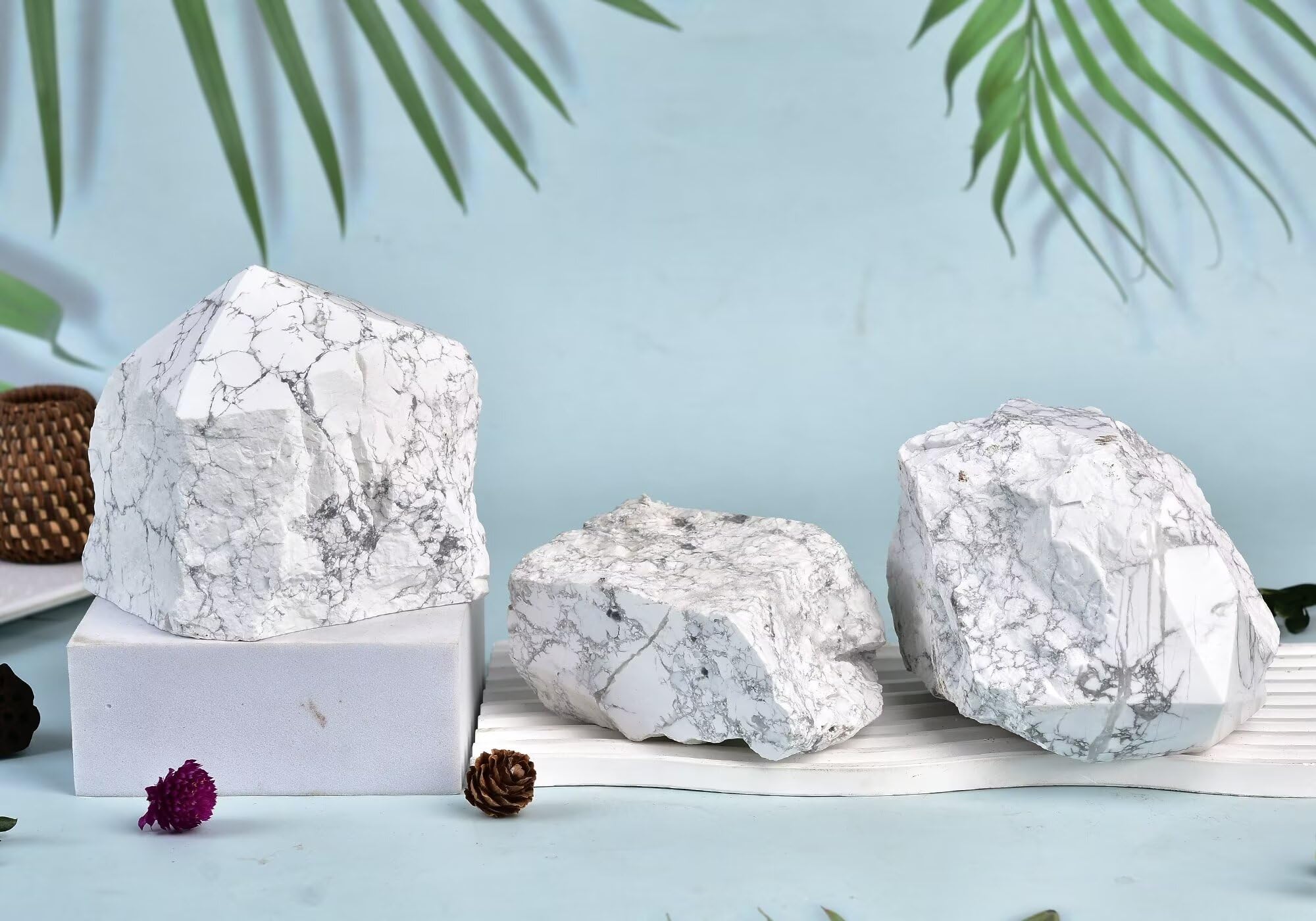 VIZYTOU white howlite wand packaged for gifting and mindful gifting ideas.