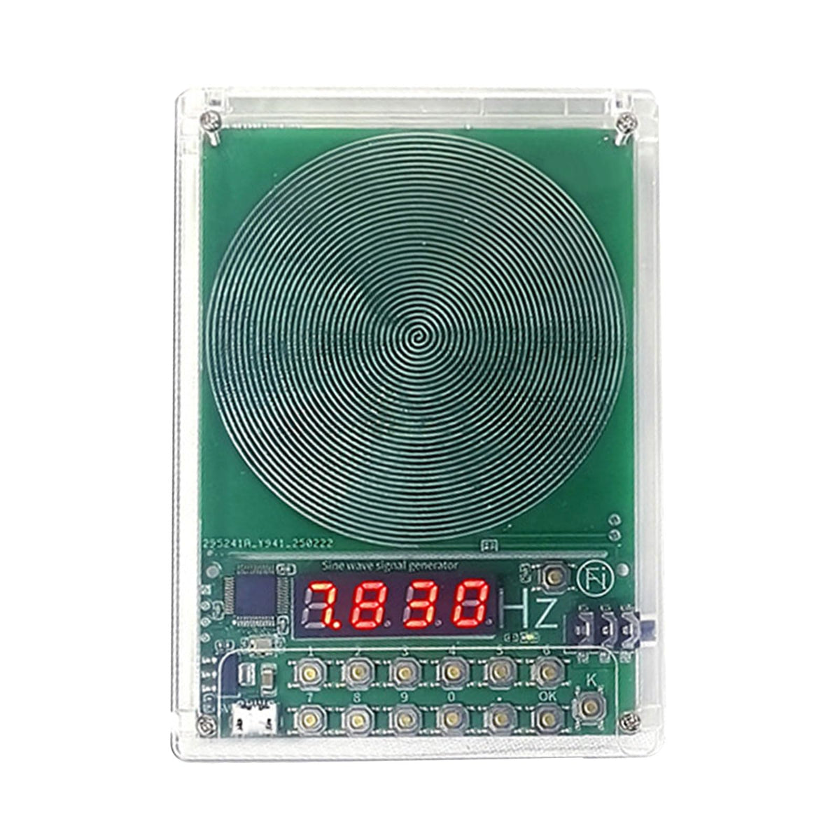 VLSQHNCF 7.83hz frequency generator front view offers precise output for experiments