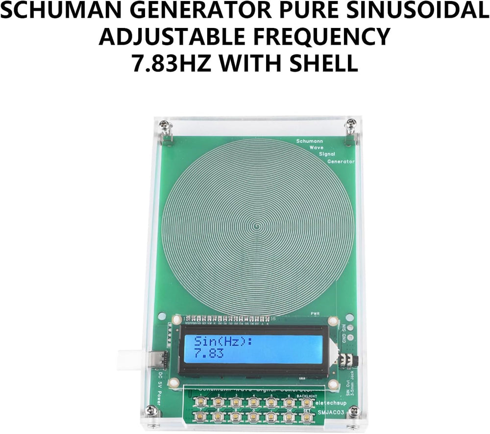 VLSQHNCF Schumann generator side view showing portable size