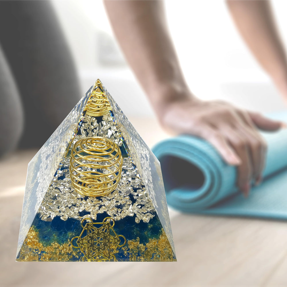VMDEKK Orgone Pyramid bedroom-peace promotes restful sleep and balanced energy.