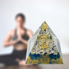 VMDEKK Orgone Pyramid workspace-decor supports feng shui and serene focus.