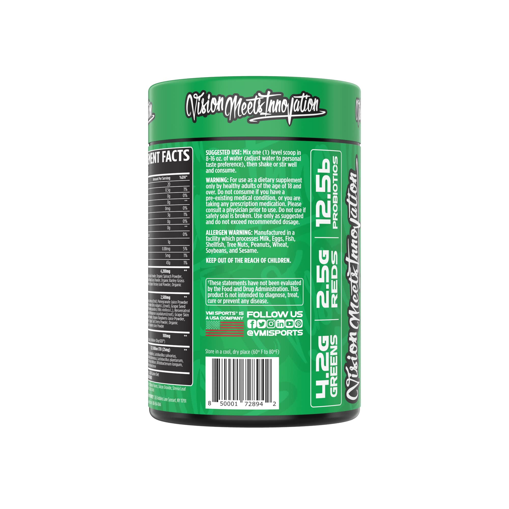 VMI Sports Greens and Reds manufacturing facility guarantees quality and safety.