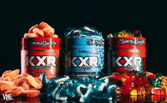 Peach mango flavor KXR supports a refreshing pre-workout ritual.