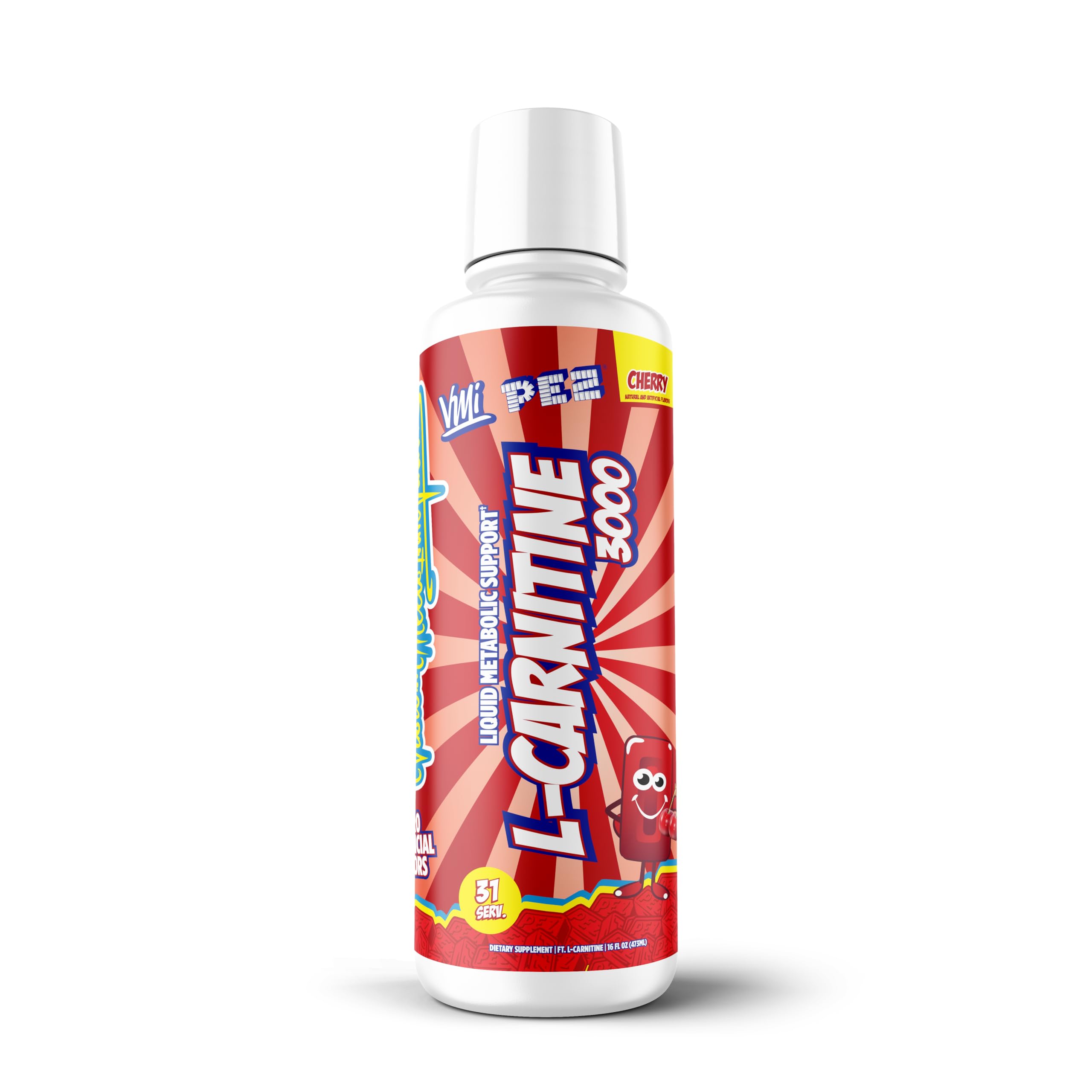 VMI Sports L-Carnitine 3000 bottle view highlighting energy-supporting formula