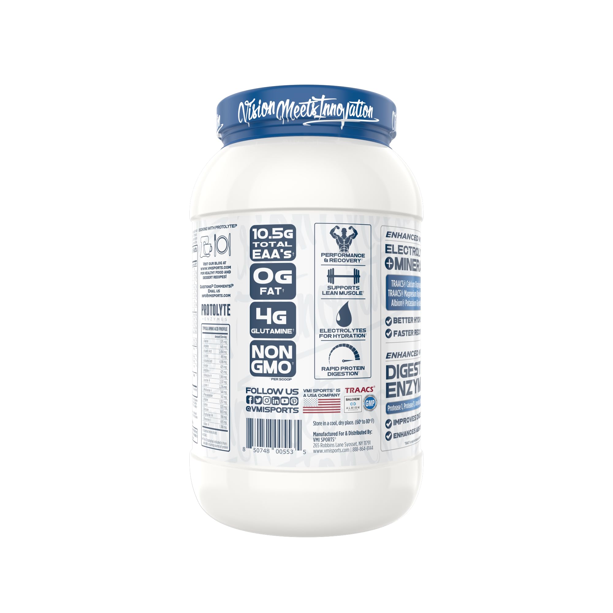VMI ProtoLyte shake mixing to show smooth texture with no stomach discomfort.