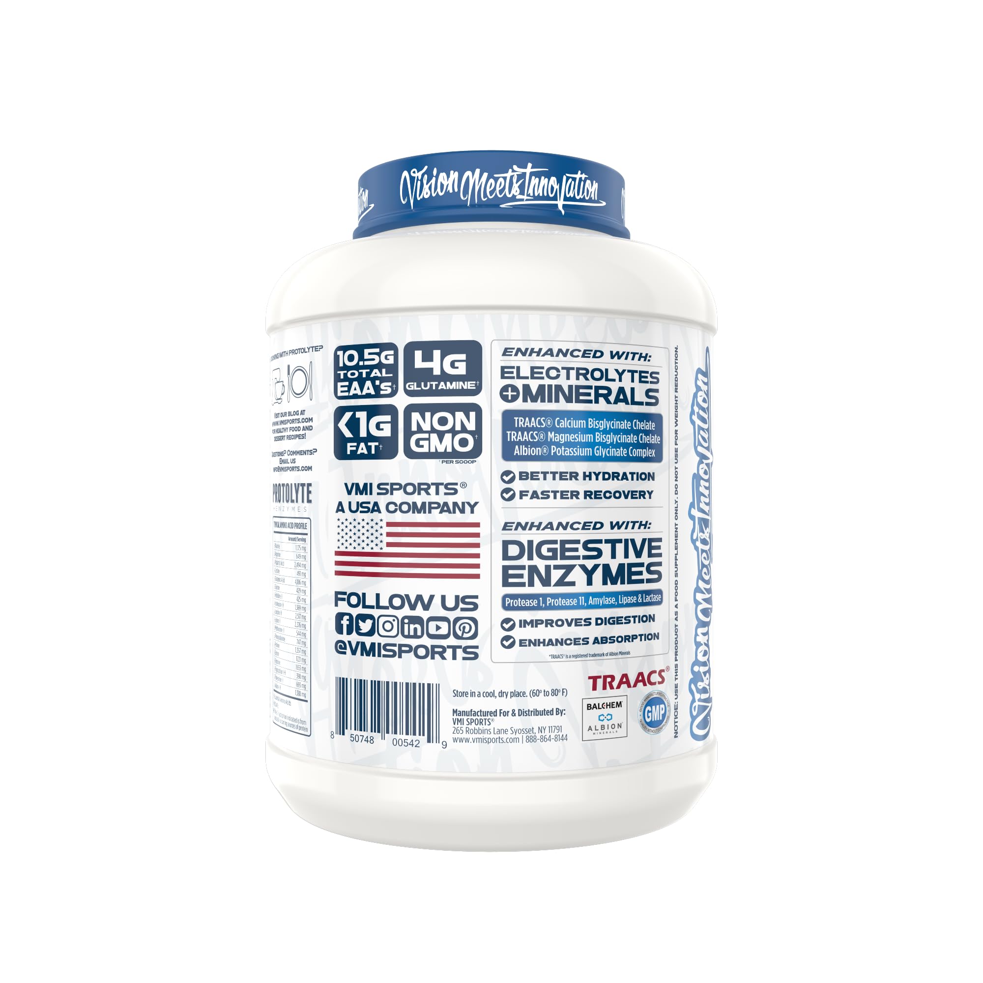 Chocolate Fudge Cookie flavored ProtoLyte jar showcasing non-GMO option.