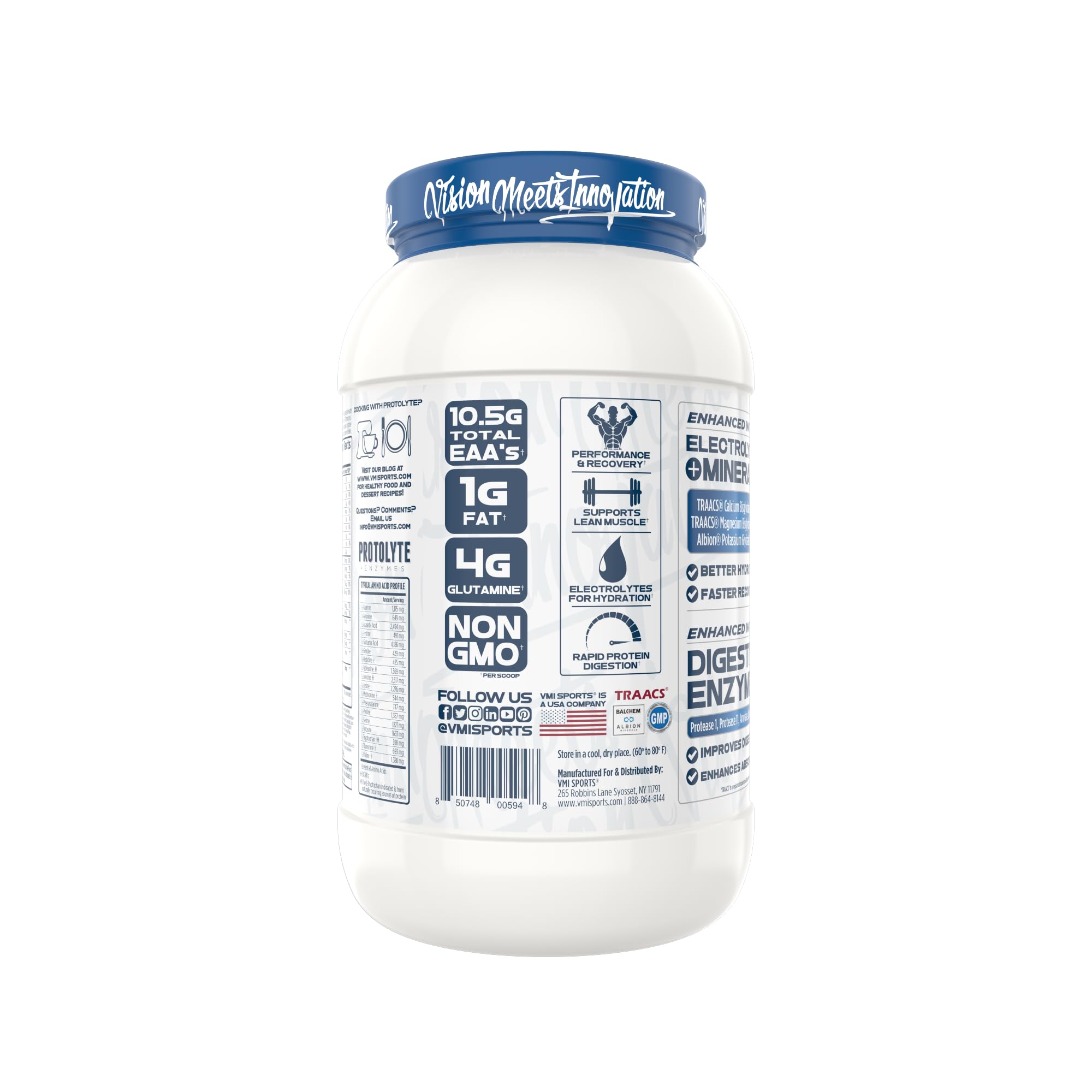 ProtoLyte Whey Isolate label closeup highlighting non-GMO quality and ingredients
