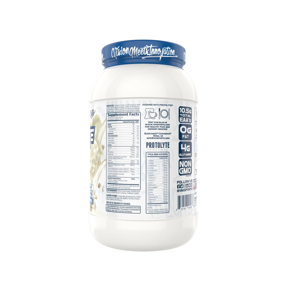 Close-up of Vanilla Cake Batter powder with smooth texture for easy mixing.