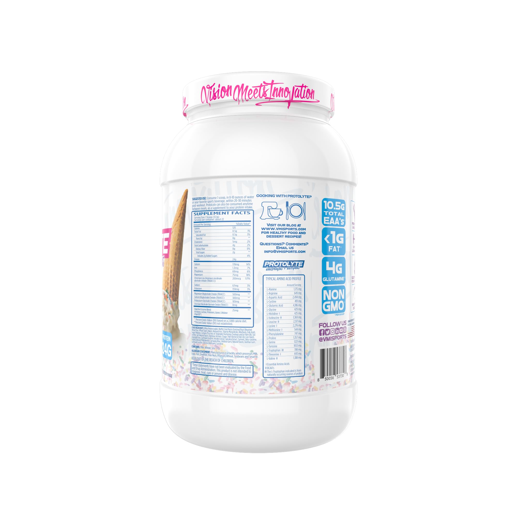 ProtoLyte whey isolate being poured into a shaker for post-workout recovery