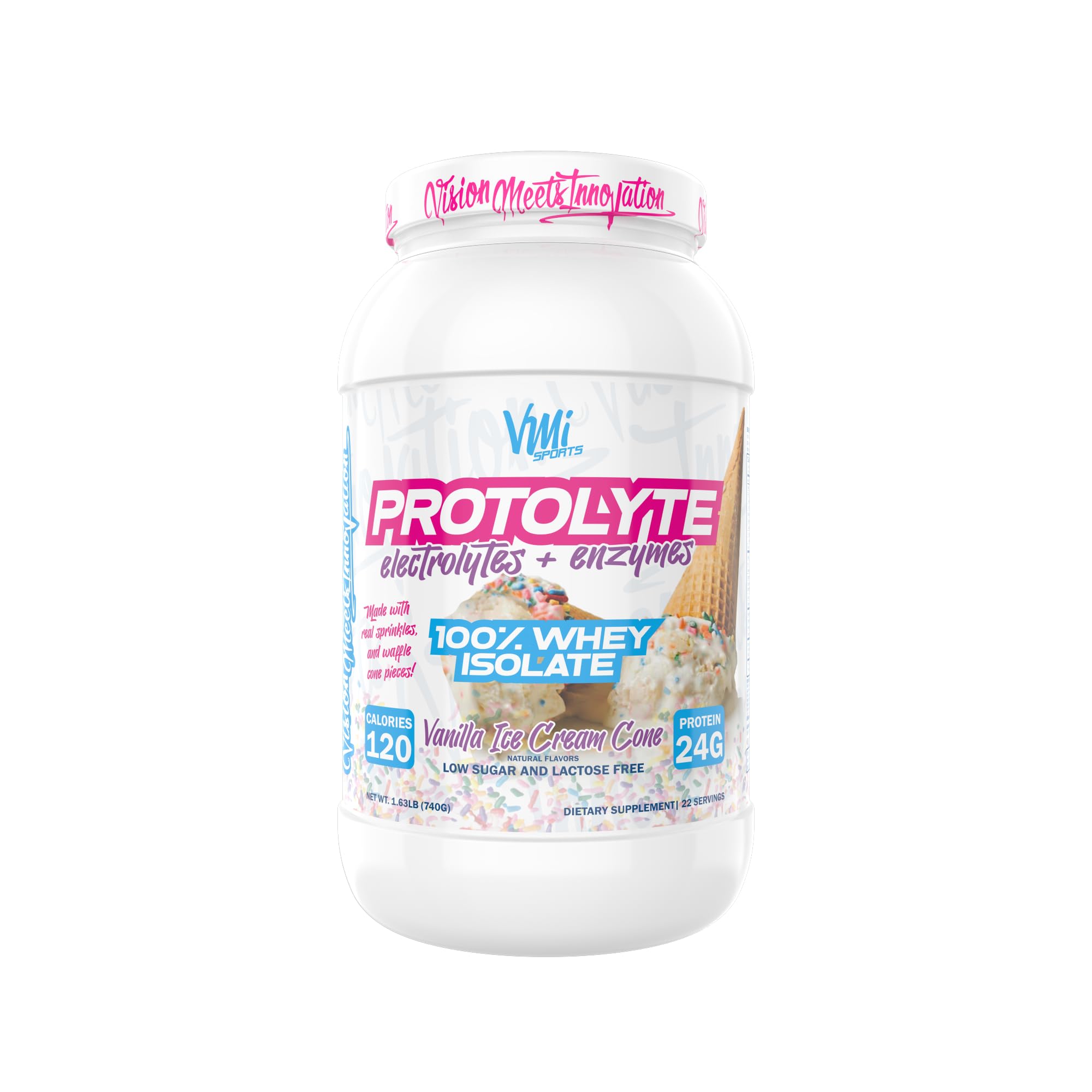 VMI Sports ProtoLyte packaging highlights lean muscle support