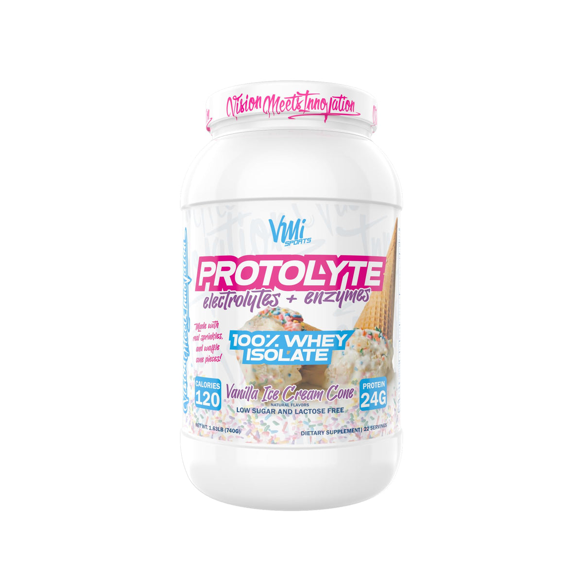 VMI Sports ProtoLyte packaging highlights lean muscle support