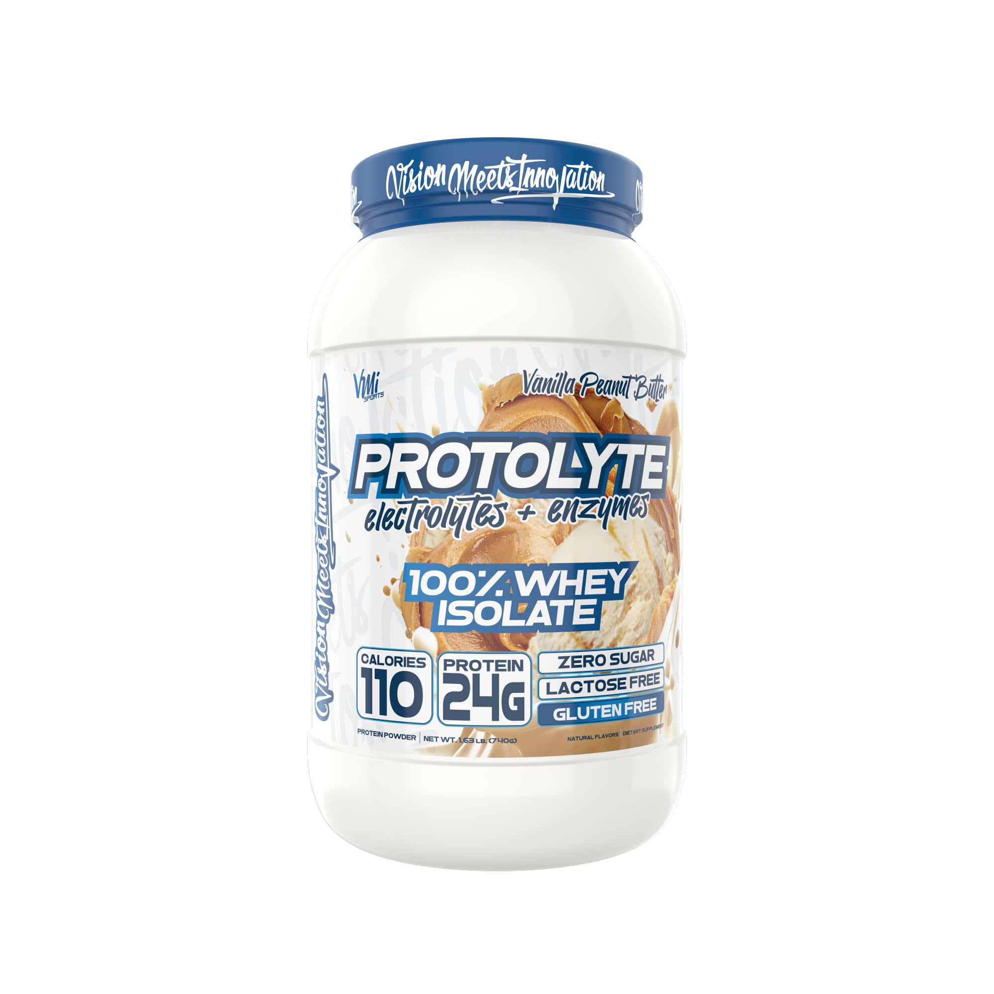 ProtoLyte scoop pouring powder for post-workout refuel.