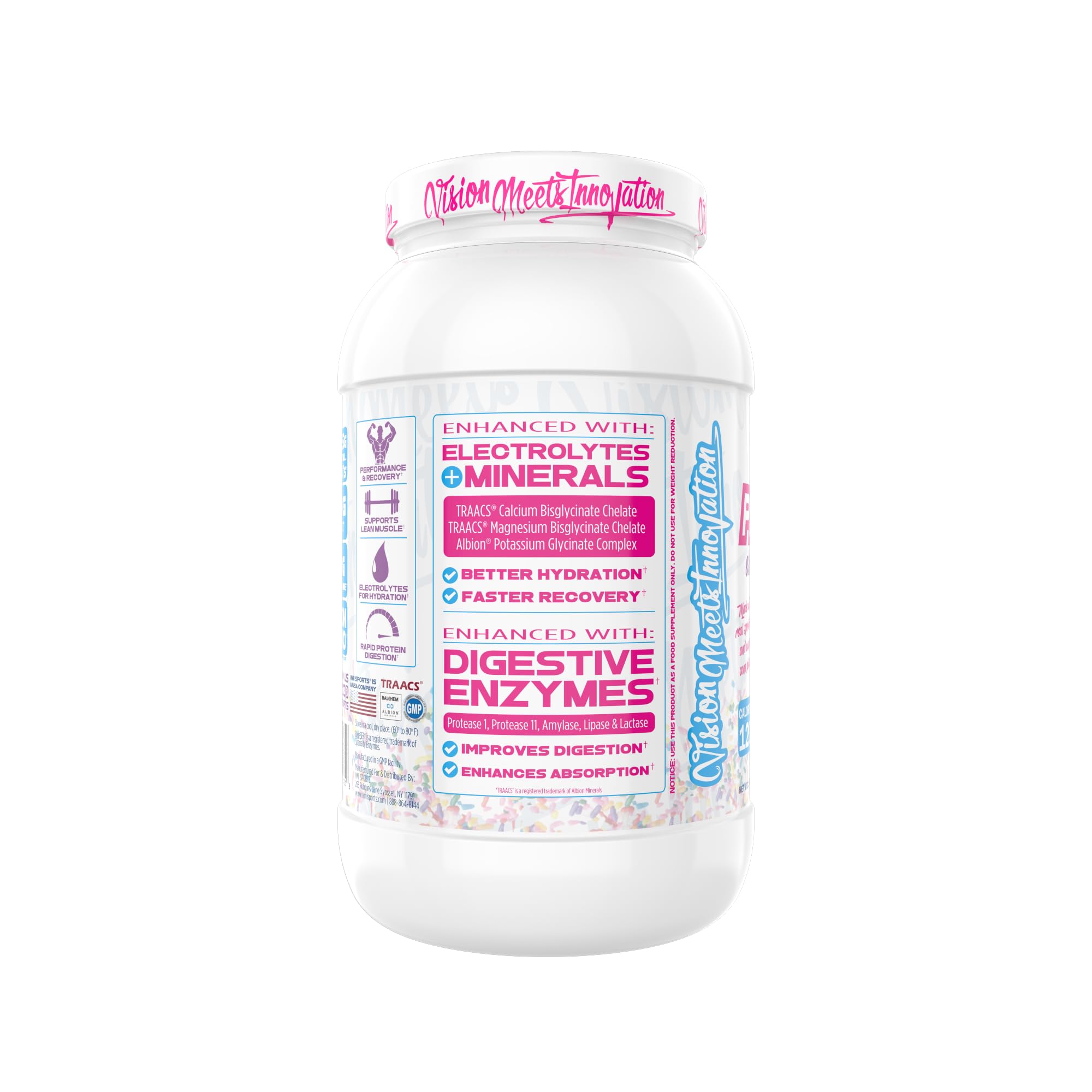 ProtoLyte scoop beside the can for convenient daily protein