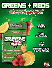 VMI Sports twelve-billion CFU probiotics bottle highlighting gut balance.