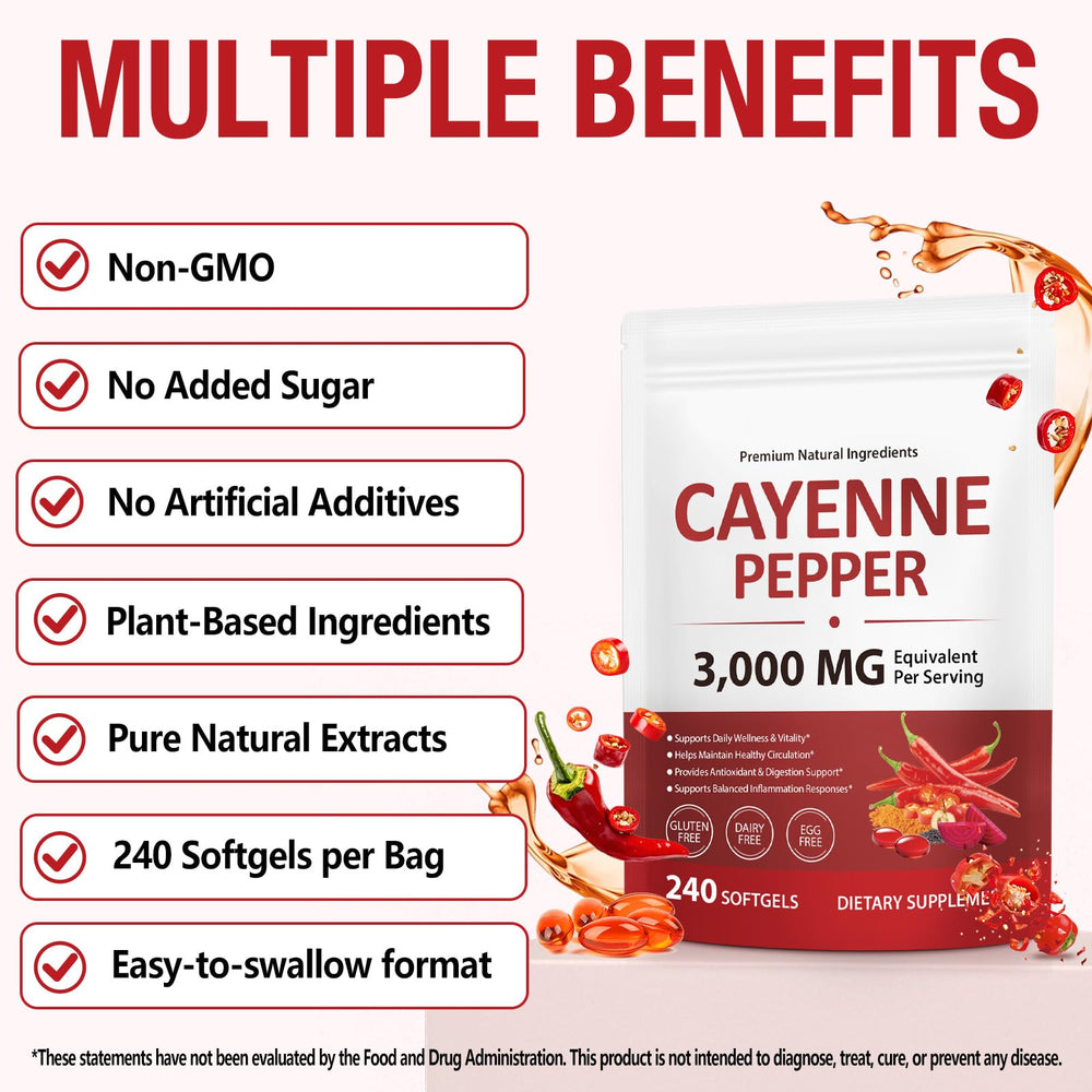 VOGSIG cayenne softgels with beetroot ingredients blend