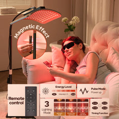 VOLISUN honeycomb holes red light panel emphasizes efficient light output for daily sessions.