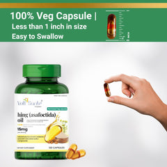 Voll Santé Hing ingredients with Frankincense and Coconut Oil highlight natural digestive support.
