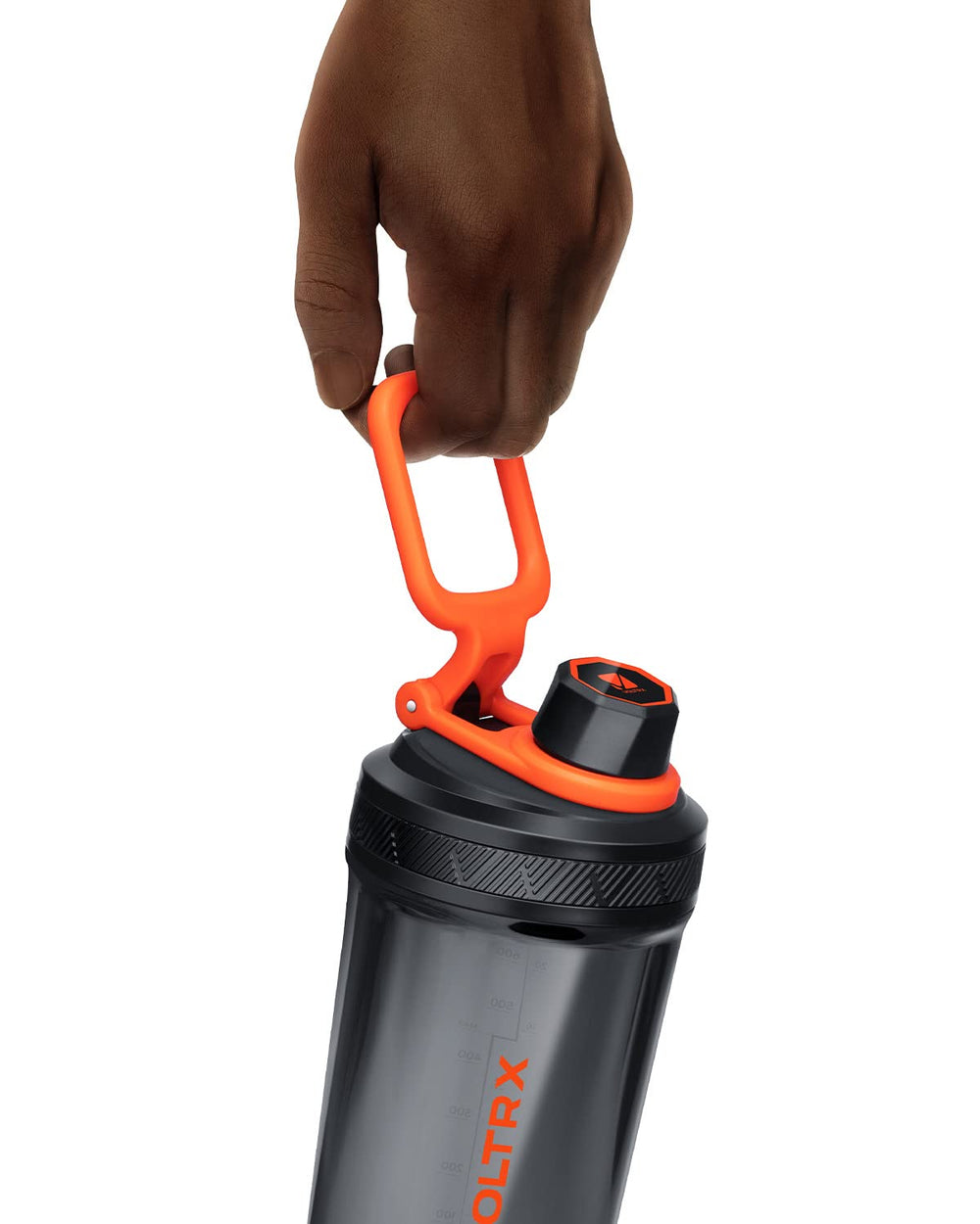 VOLTRX shaker features a portable carrying ring for easy transport.