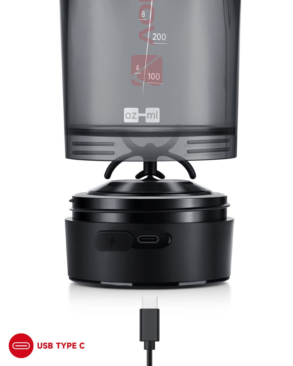 VOLTRX Gallium 24oz capacity with markings for portion control