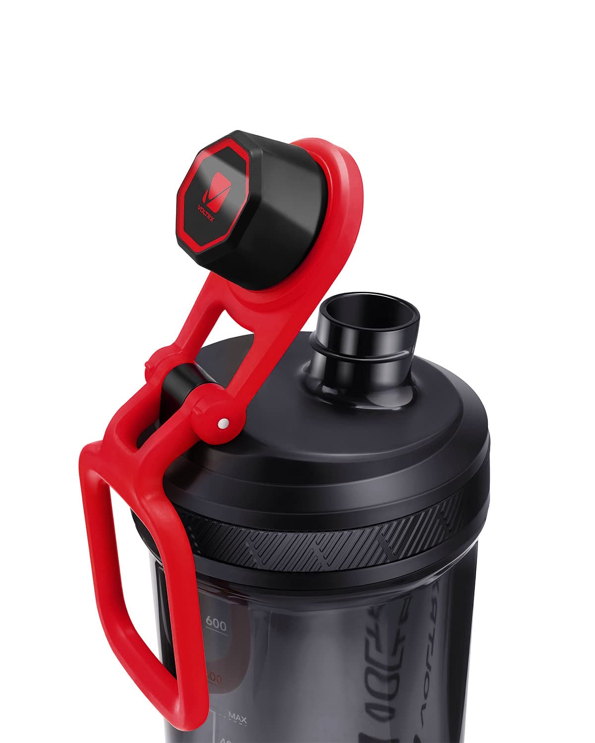 VOLTRX Gallium shaker in a gym bag for on-the-go use