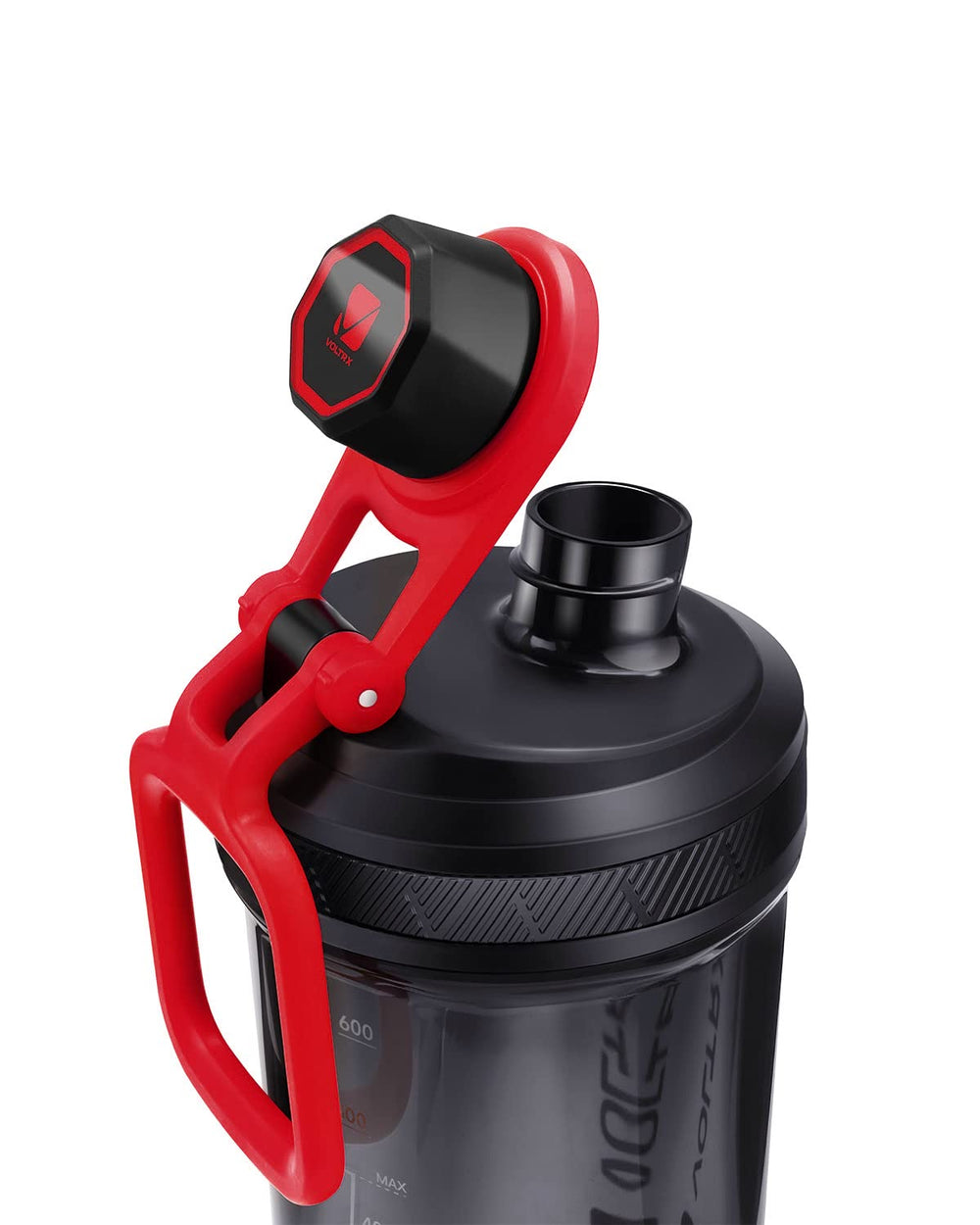 VOLTRX Gallium shaker in a gym bag for on-the-go use