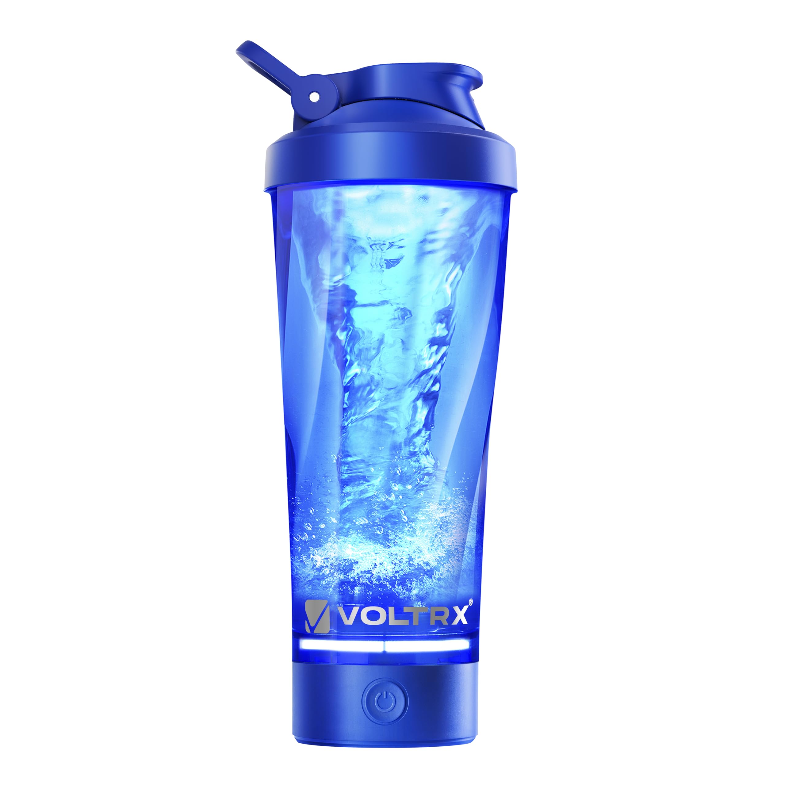 VOLTRX premium electric shaker bottle with vortex mixing for smooth shakes.