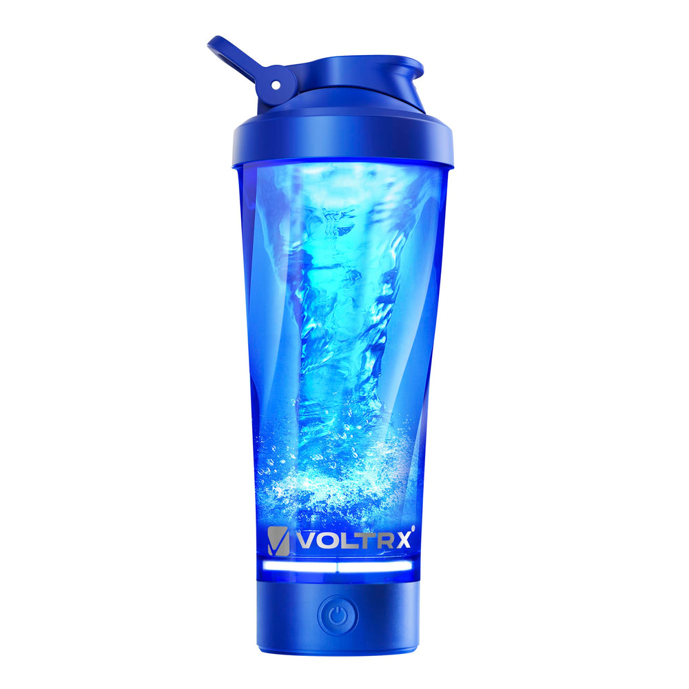VOLTRX premium electric shaker bottle with vortex mixing for smooth shakes.