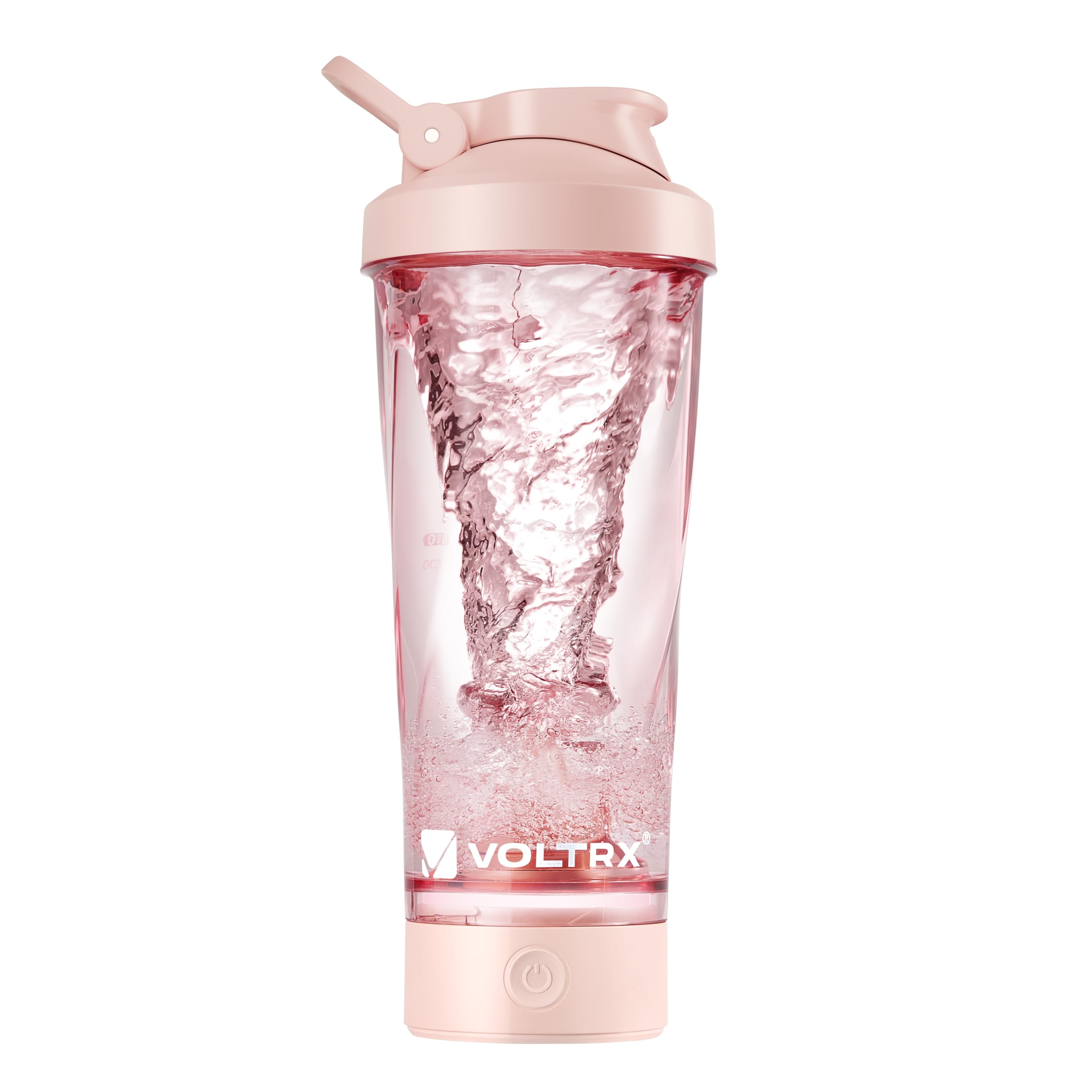 VOLTRX VortexBoost front view of the pink shaker for on-the-go protein shakes