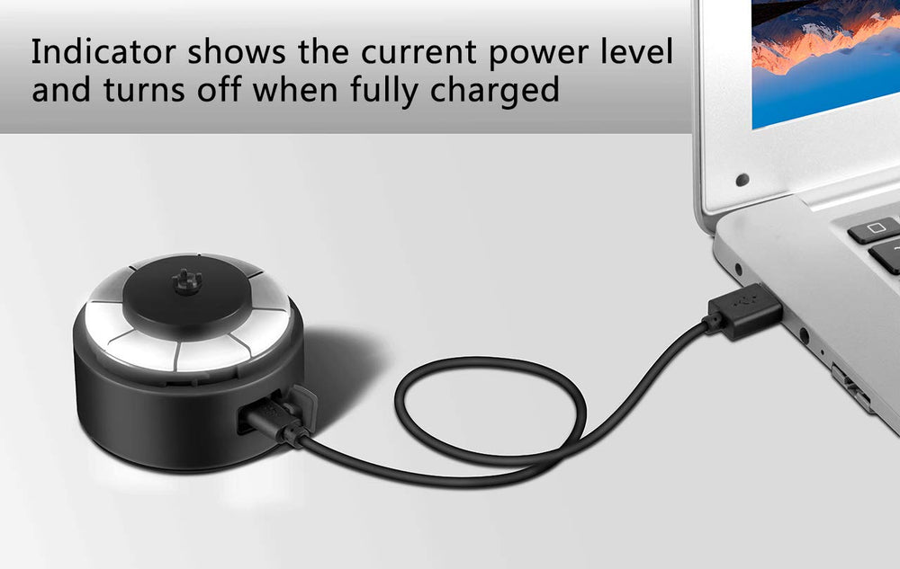 VOLTRX VortexBoost USB-C charging port enables quick recharges.
