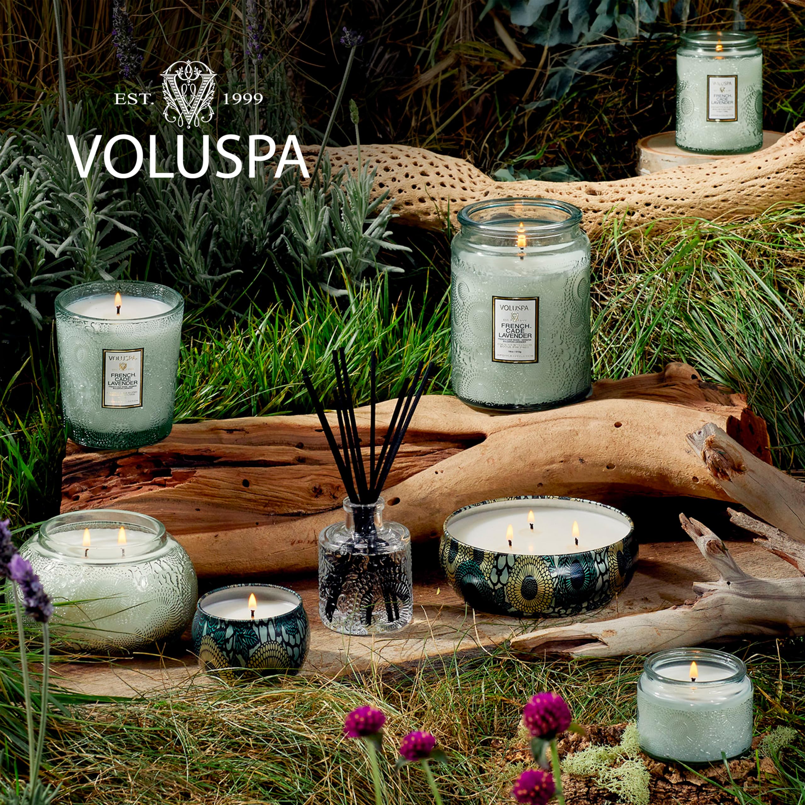 Voluspa gift-ready packaging makes a thoughtful scented gift for any occasion