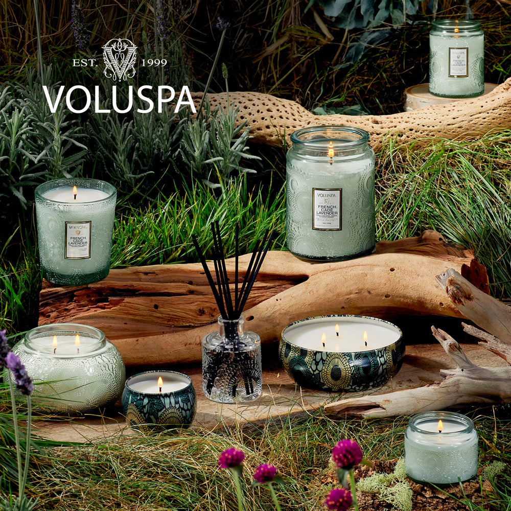 Voluspa gift-ready packaging makes a thoughtful scented gift for any occasion