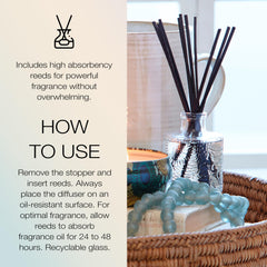 Voluspa lavender fragrance blend freshens bathrooms with a serene atmosphere