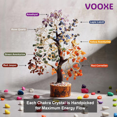 VOOXE gold wire branches hold crystals for a luxe decor touch.