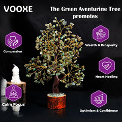 Handcrafted VOOXE chakra tree by Indian artisans for balanced space